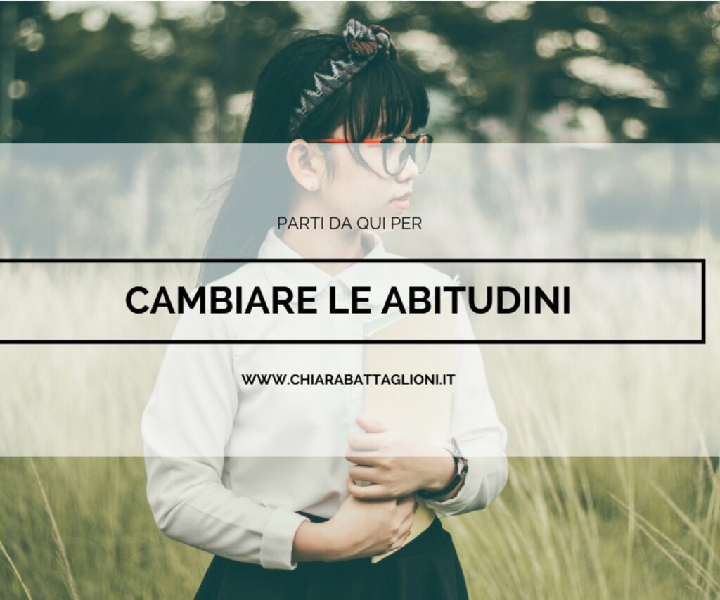 cambiare abitudini